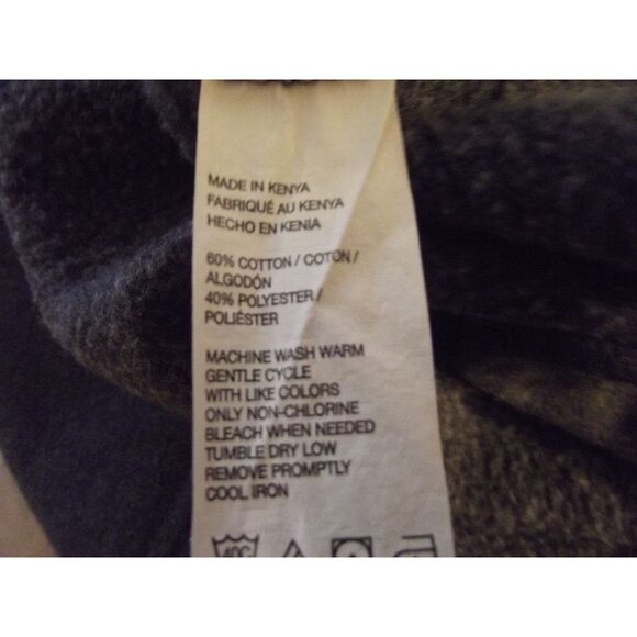 ARROW Pullover Sweatshirt Mens XL Gray Heather Quarter-Zip Sueded Fleece Shirt - Picture 11 of 11